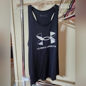 UNDER ARMOR Youth Large MUSCLE TANK TOP BLACK